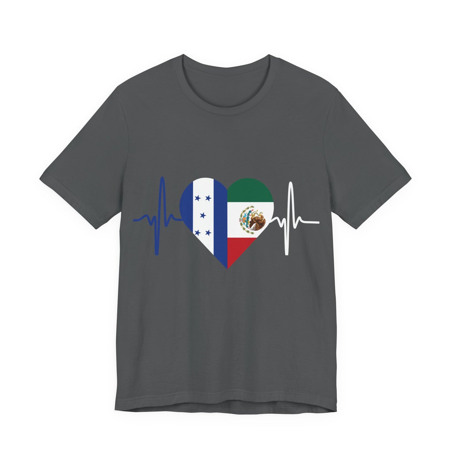 Honduras & Mexico Unisex Short Sleeve Tee, Camisa Unisexo manga corta México y Honduras I Cultura Mexicana y Hondureños