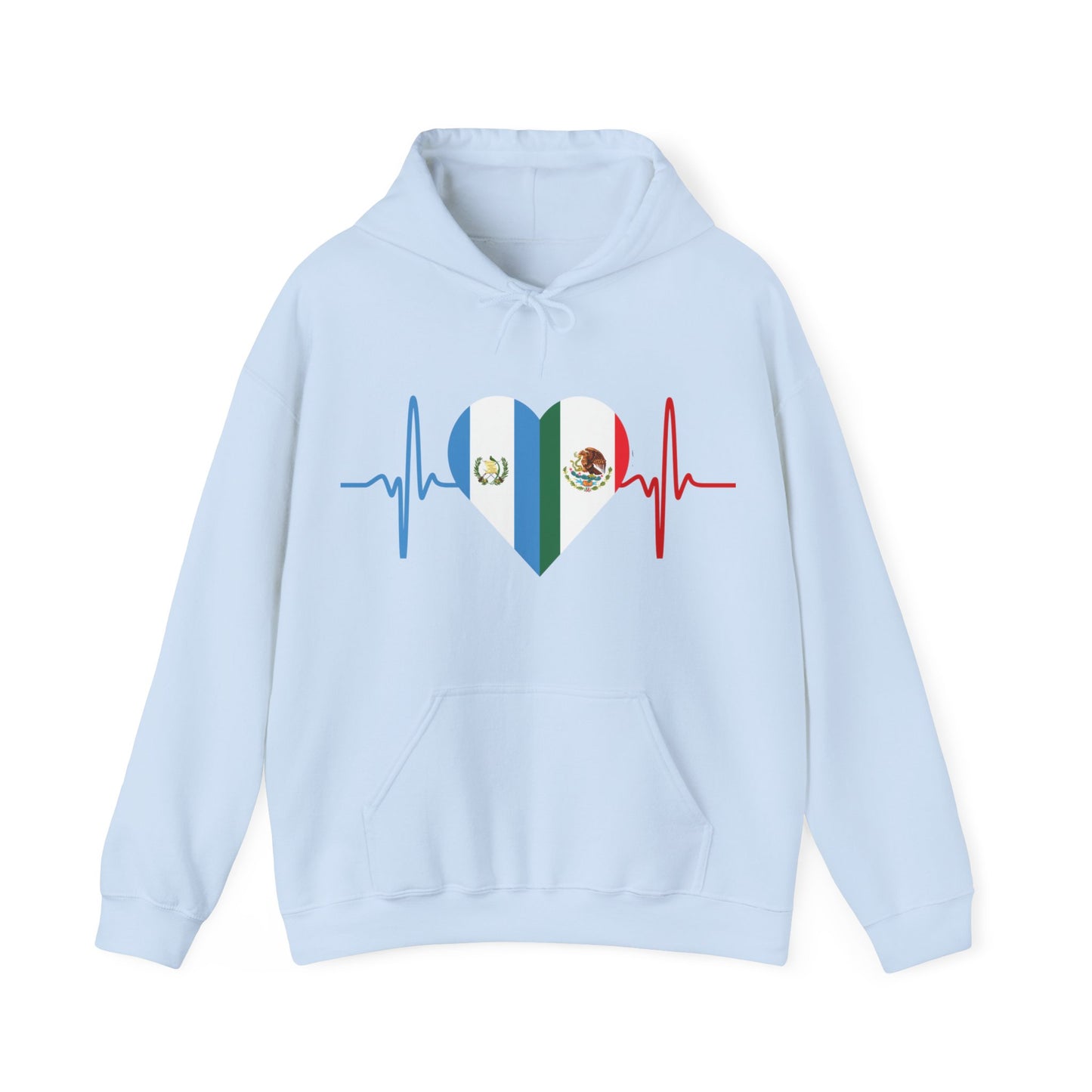 Guatemala & Mexican Unisex Hooded Sweatshirt I Sudadera Unisexo México y Guatemala