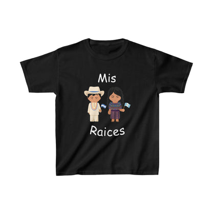 Honduras & Guatemala Mis Raices Kid's Tee I Camiseta para Niños Guatemala y Honduras I Cultura Guatemalteca y Hondureña
