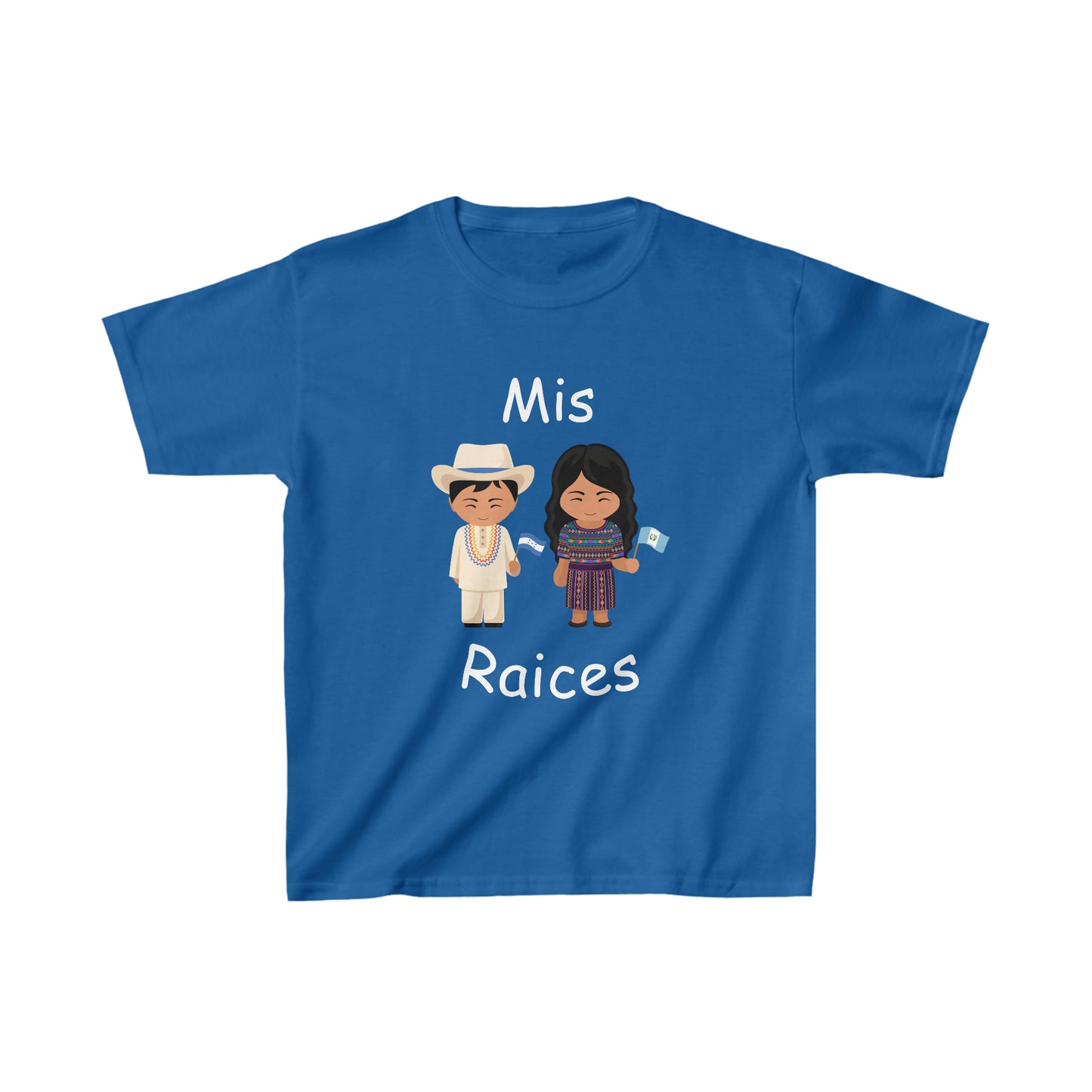 Honduras & Guatemala Mis Raices Kid's Tee I Camiseta para Niños Guatemala y Honduras I Cultura Guatemalteca y Hondureña