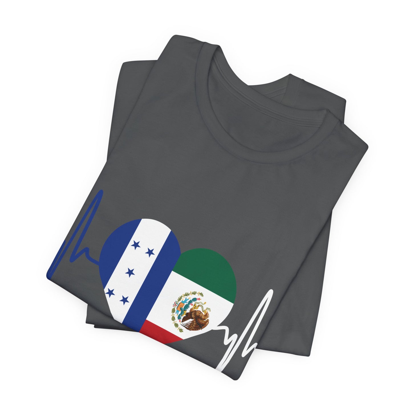 Honduras & Mexico Unisex Short Sleeve Tee, Camisa Unisexo manga corta México y Honduras I Cultura Mexicana y Hondureños
