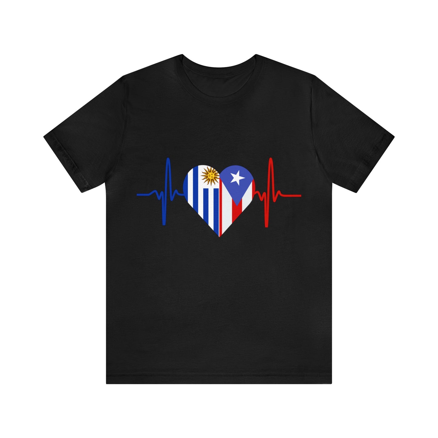 Uruguay and Puerto Rico Short Sleeve Tee
