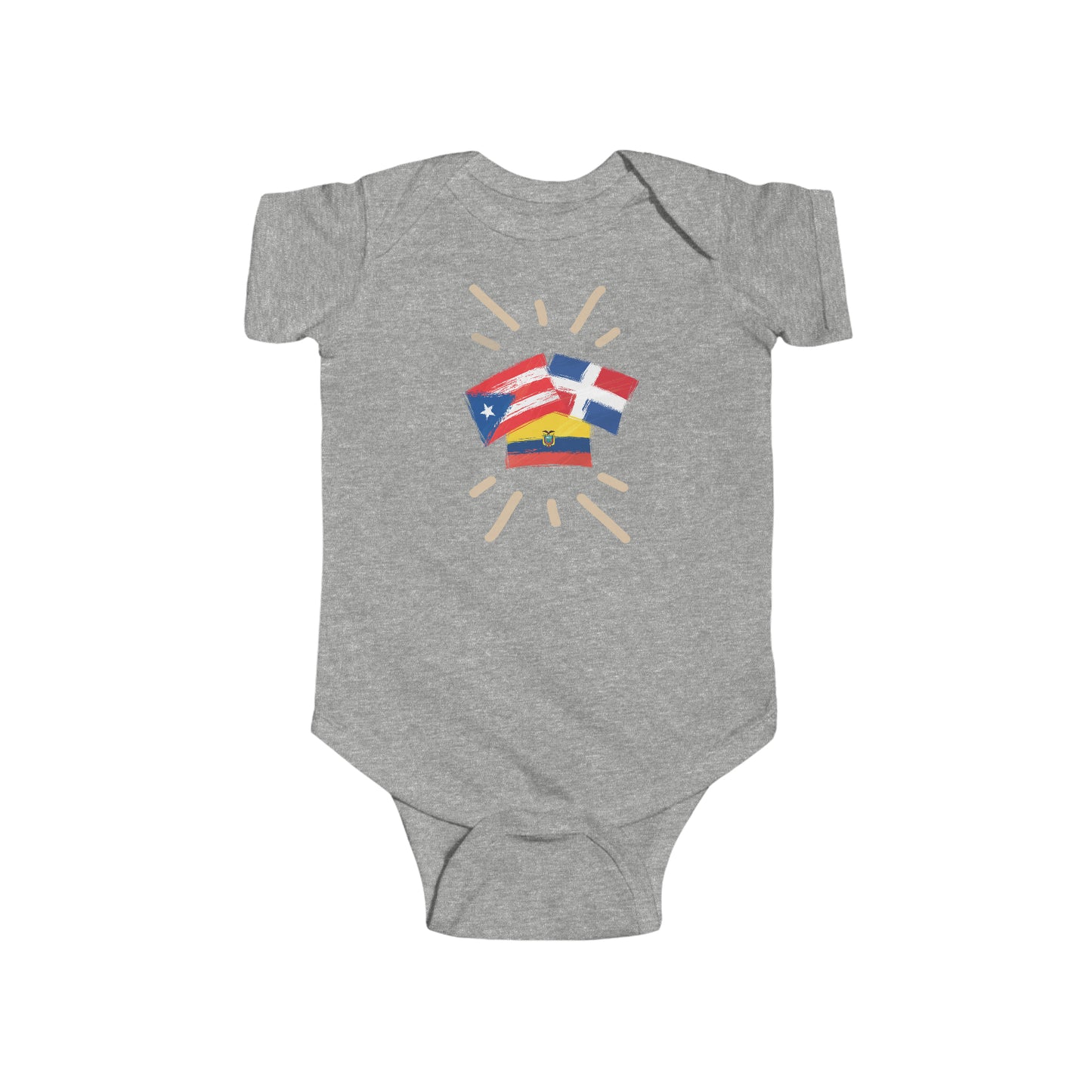 Infant Dominican Republic, Puerto Rico, Ecuador Bodysuit