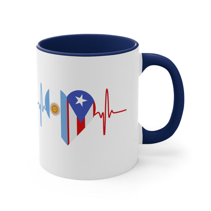 Argentina and Puerto Rico Mug, 11oz