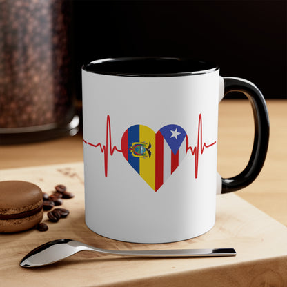 Ecuador and Puerto Rico Mug, 11oz