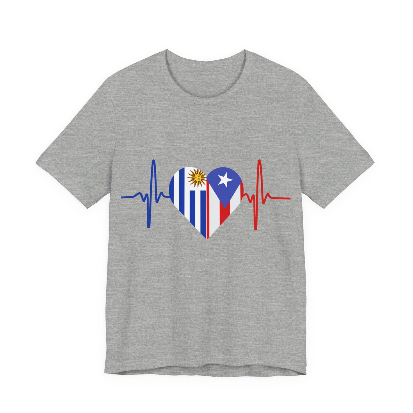 Uruguay and Puerto Rico Short Sleeve Tee
