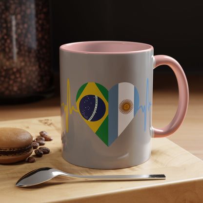 Argentina & Brazil Mug, 11oz