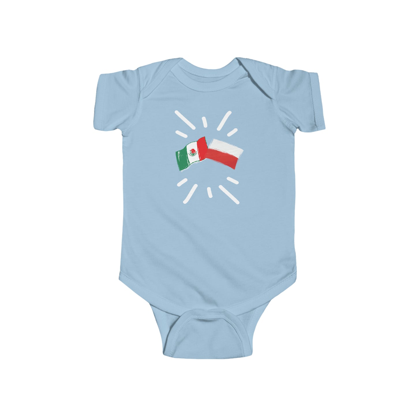 Infant Polish and Mexico Bodysuit