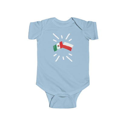 Infant Polish and Mexico Bodysuit