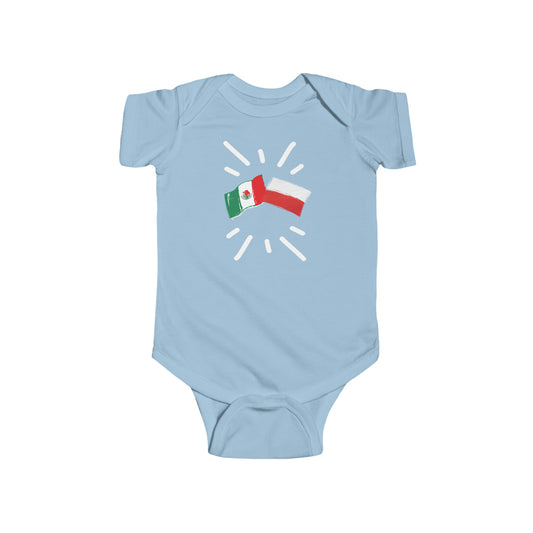 Infant Polish and Mexico Bodysuit