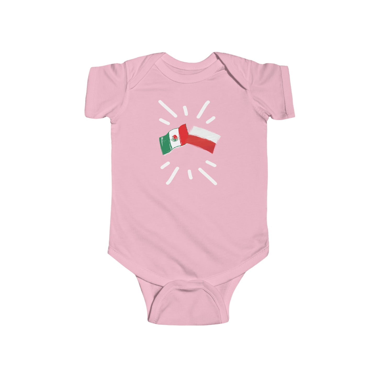 Infant Polish and Mexico Bodysuit