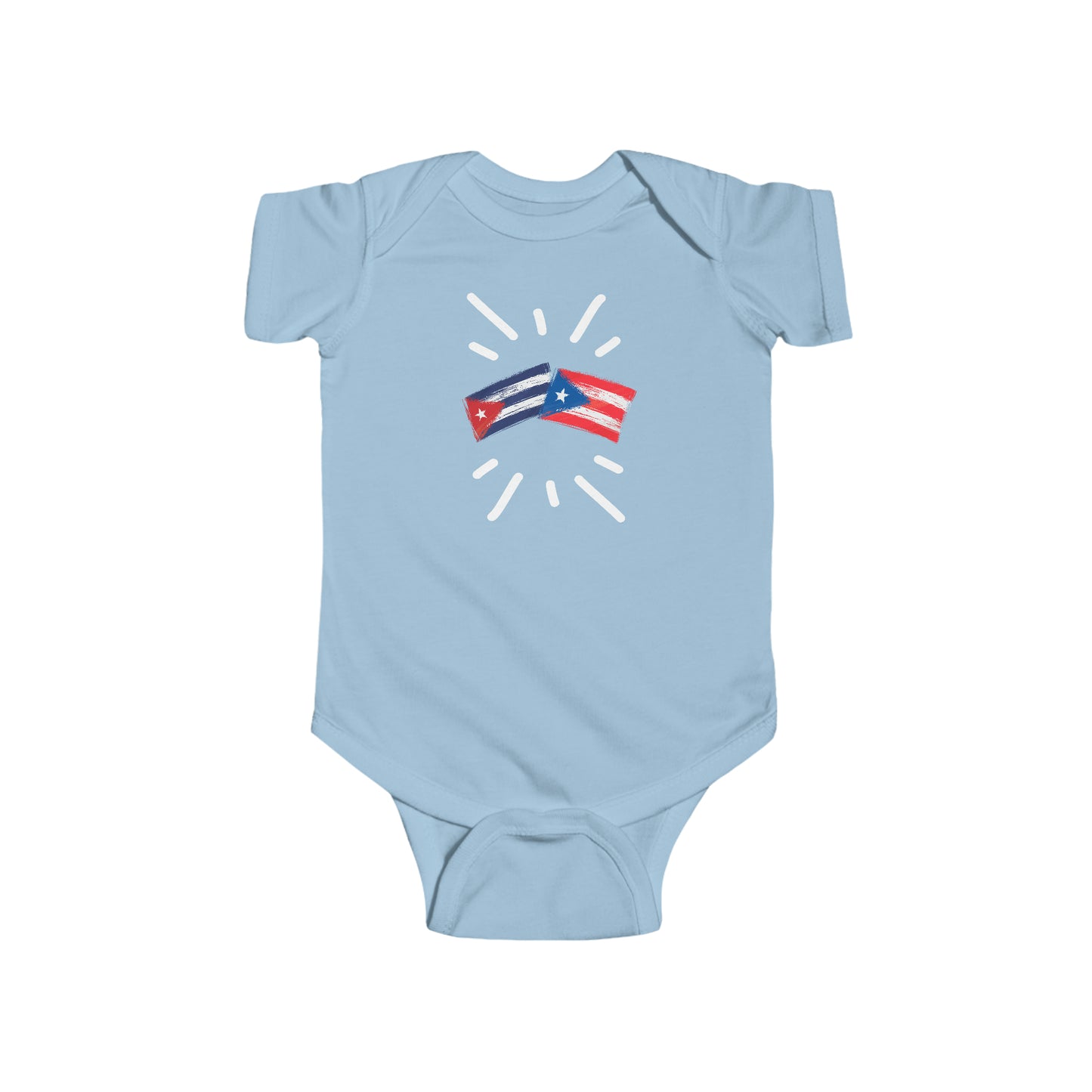 Infant Cuba and Puerto Rico Bodysuit