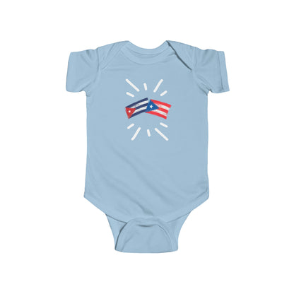 Infant Cuba and Puerto Rico Bodysuit
