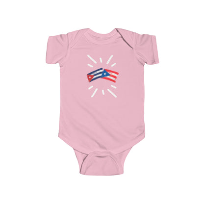 Infant Cuba and Puerto Rico Bodysuit