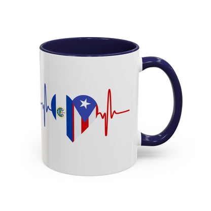 El Salvador and Puerto Rico Mug, 11oz