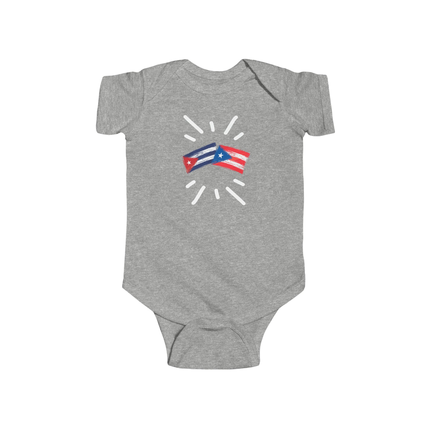 Infant Cuba and Puerto Rico Bodysuit