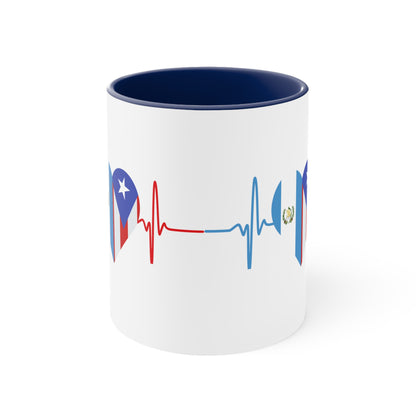Guatemala and Puerto Rico Mug, 11oz