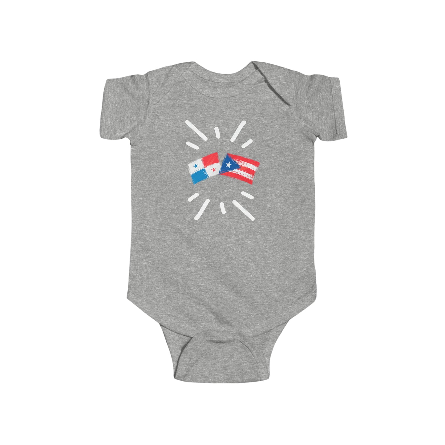Infant Panama and Puerto Rico Bodysuit