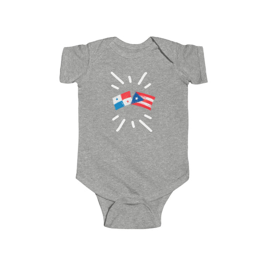Infant Panama and Puerto Rico Bodysuit