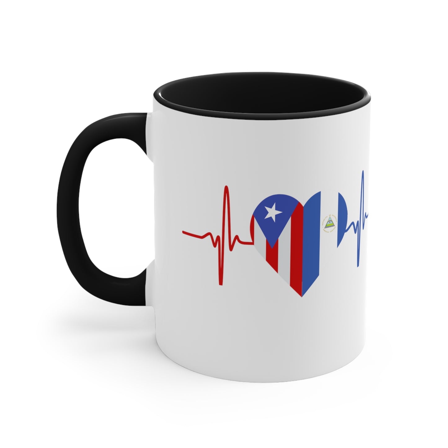 Nicaragua and Puerto Rico Mug, 11oz