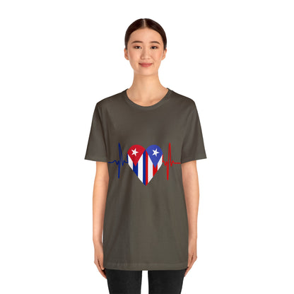 Puerto Rico and Cuba Short Sleeve Tee