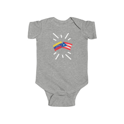 Infant Venezuela and Puerto Rico Bodysuit