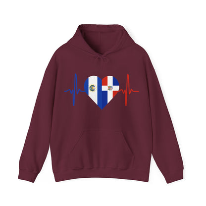 El Salvador and Dominican Republic I El Salvador y República Dominicana Hooded Sweatshirt