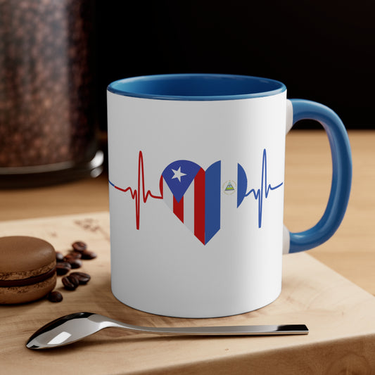 Nicaragua and Puerto Rico Mug, 11oz
