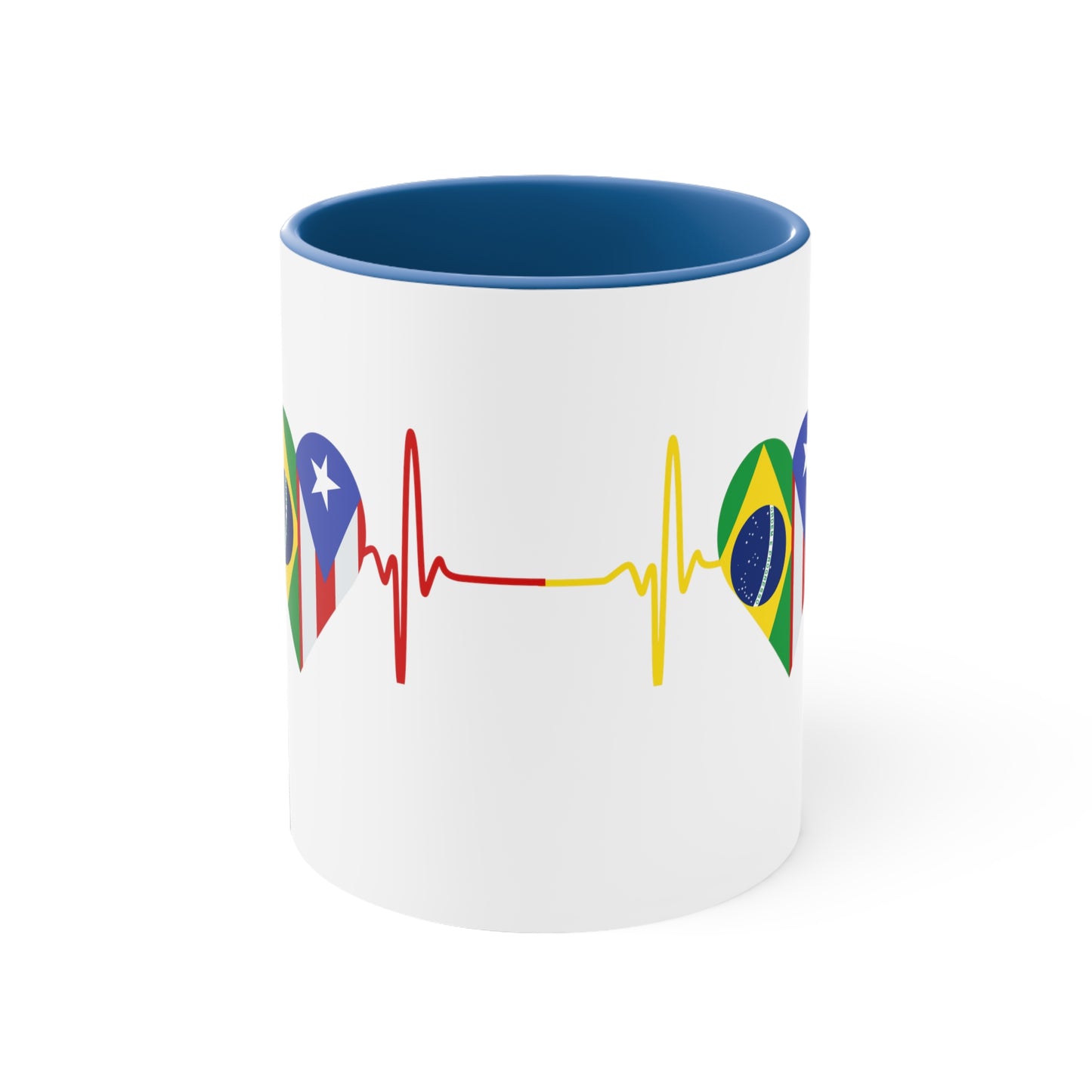 Brazil and Puerto Rico Mug, 11oz