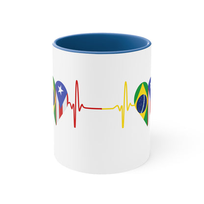 Brazil and Puerto Rico Mug, 11oz