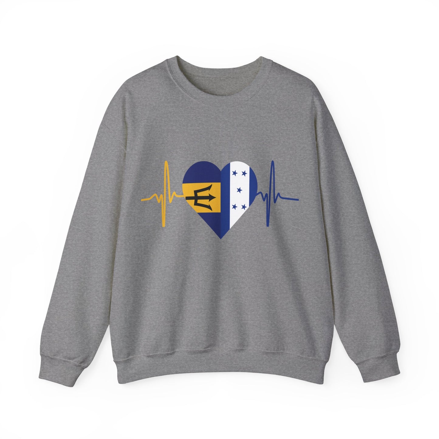 Barbados and Honduras Unisex Crewneck Sweatshirt I Sudadera Barbados y Honduras