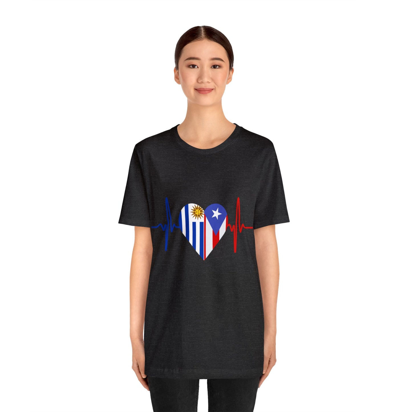 Uruguay and Puerto Rico Short Sleeve Tee
