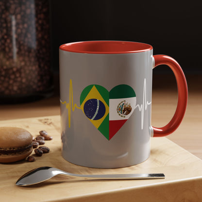 Mexico & Brazil Mug, 11oz