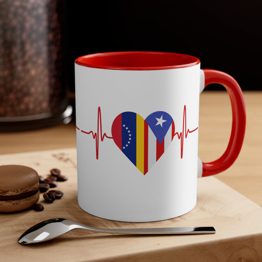 Venezuela and Puerto Rico Mug, 11oz