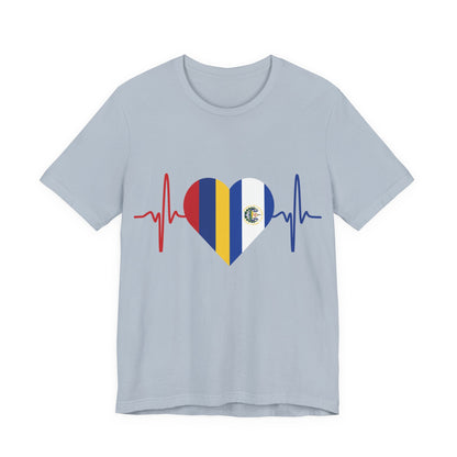 El Salvador & Colombia Unisex Short Sleeve Tee I Camisa Unisexo manga corta El Salvador y Colombia I Cultura Salvadoreña y Colombiana