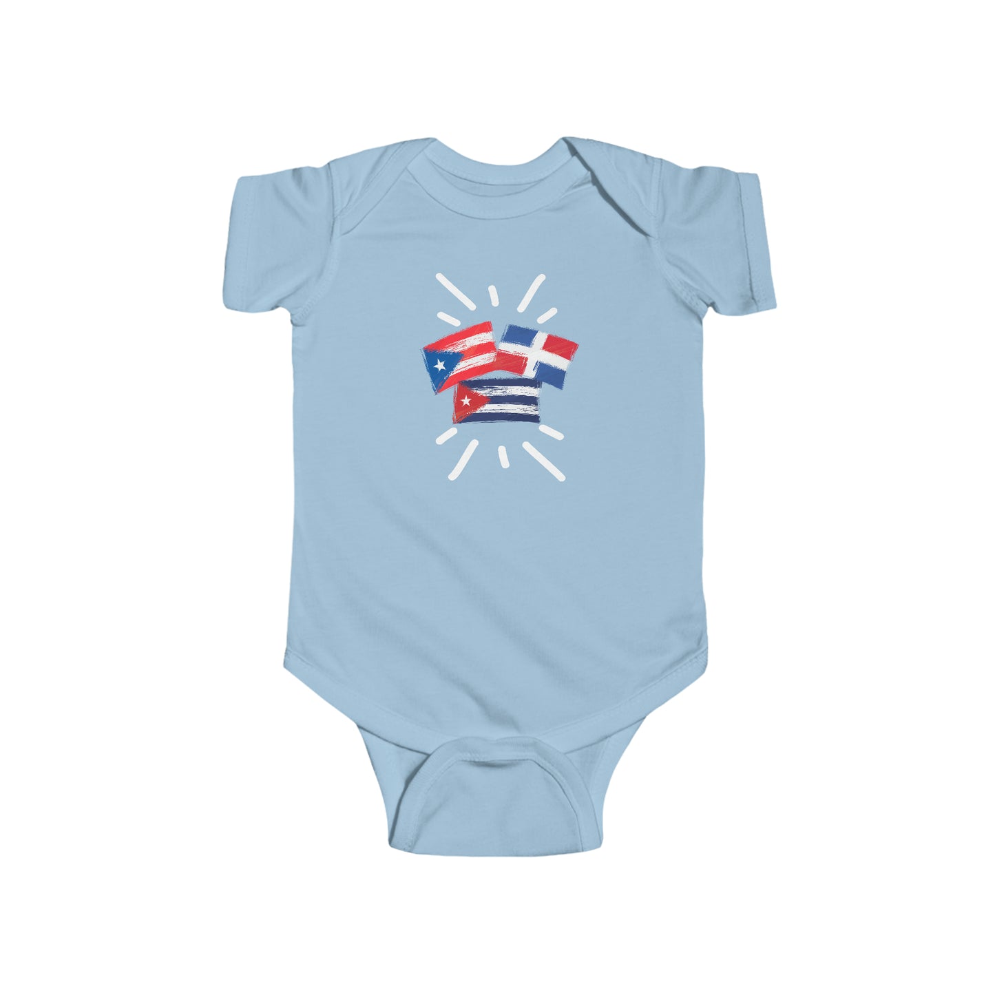 Infant Dominican Republic, Puerto Rico and More Bodysuit