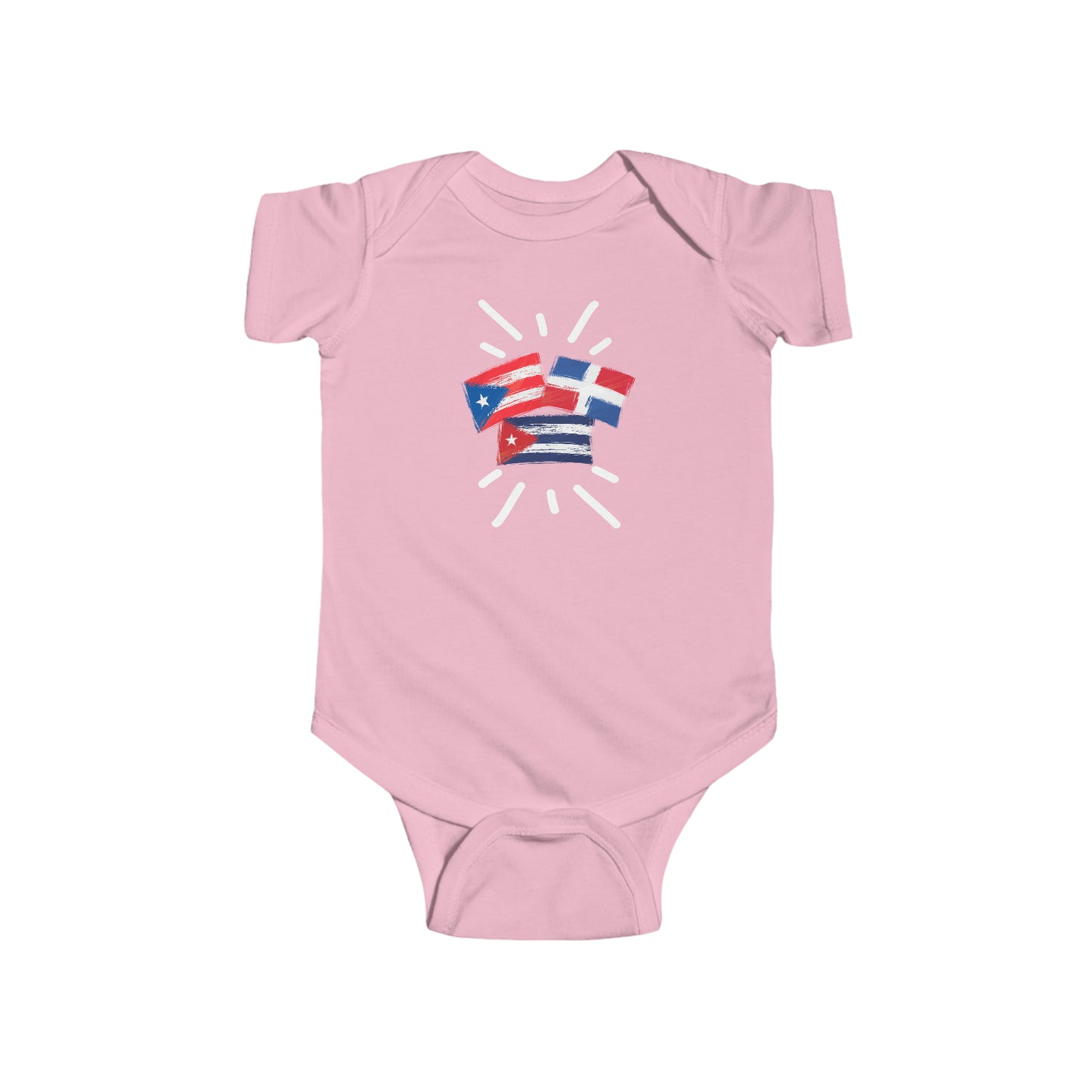Infant Dominican Republic, Puerto Rico and More Bodysuit