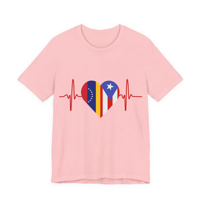 Venezuela and Puerto Rico Short Sleeve Tee