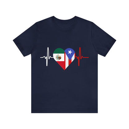 Mexico and Puerto Rico Short Sleeve Tee
