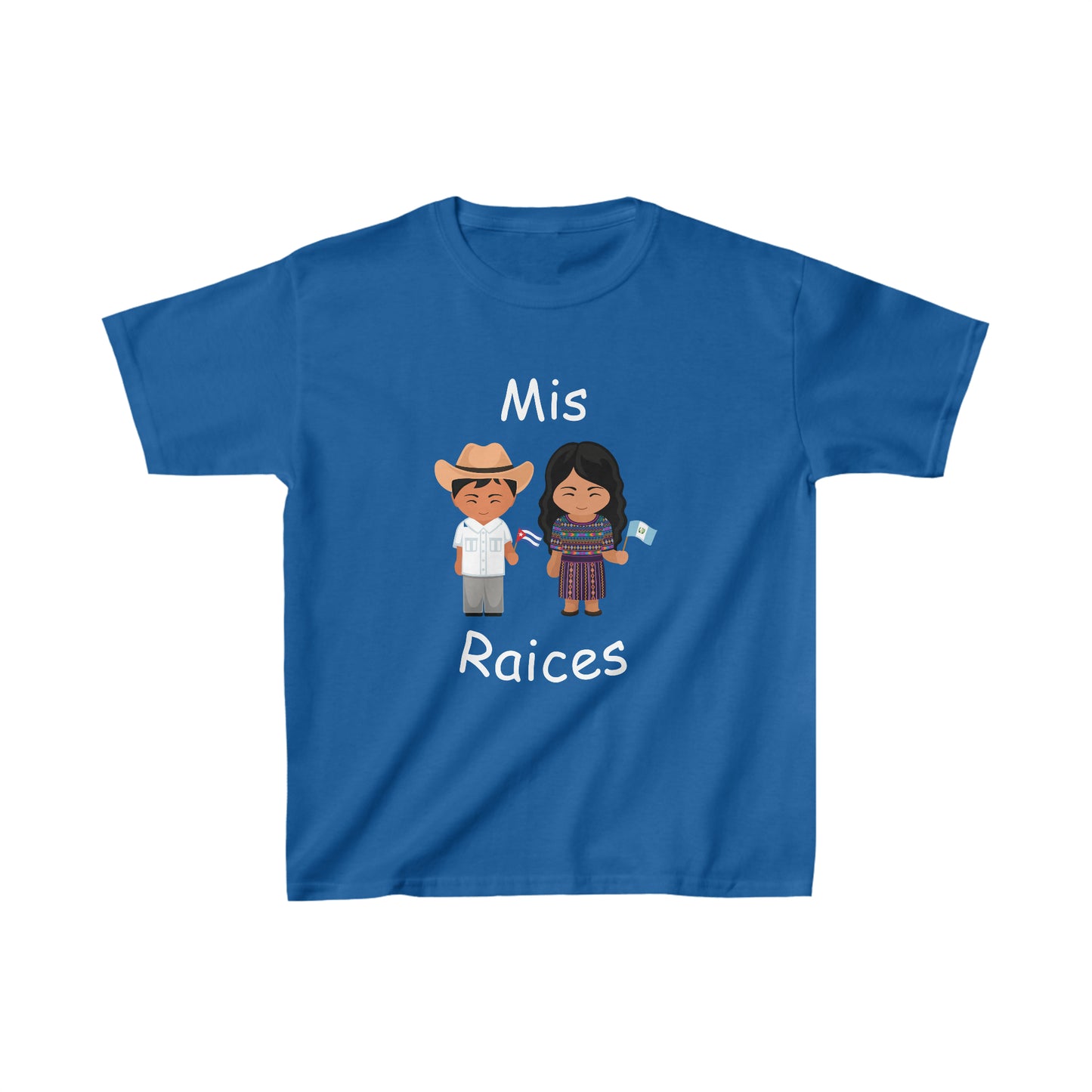 Cuba & Guatemala Mis Raices Kid's Tee I Camiseta para Niños Guatemala y Cuba I Cultura Guatemalteca y Cubana
