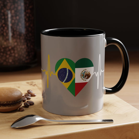 Mexico & Brazil Mug, 11oz