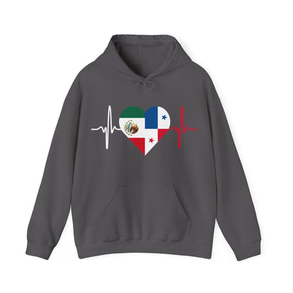 Mexico and Panama Unisex Hooded Sweatshirt I Sudadera Unisexo México and Panama