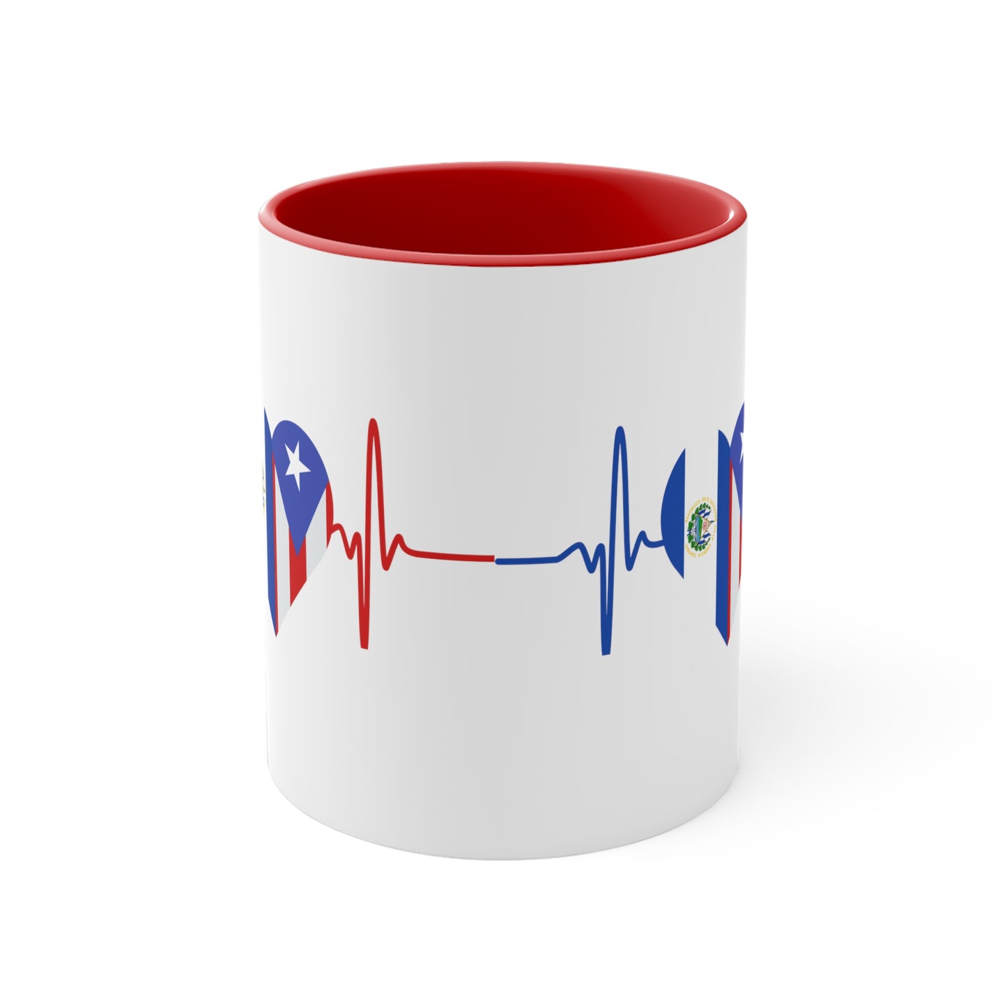 El Salvador and Puerto Rico Mug, 11oz