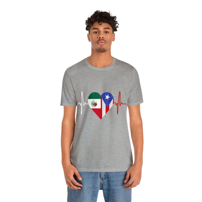 Mexico and Puerto Rico Short Sleeve Tee