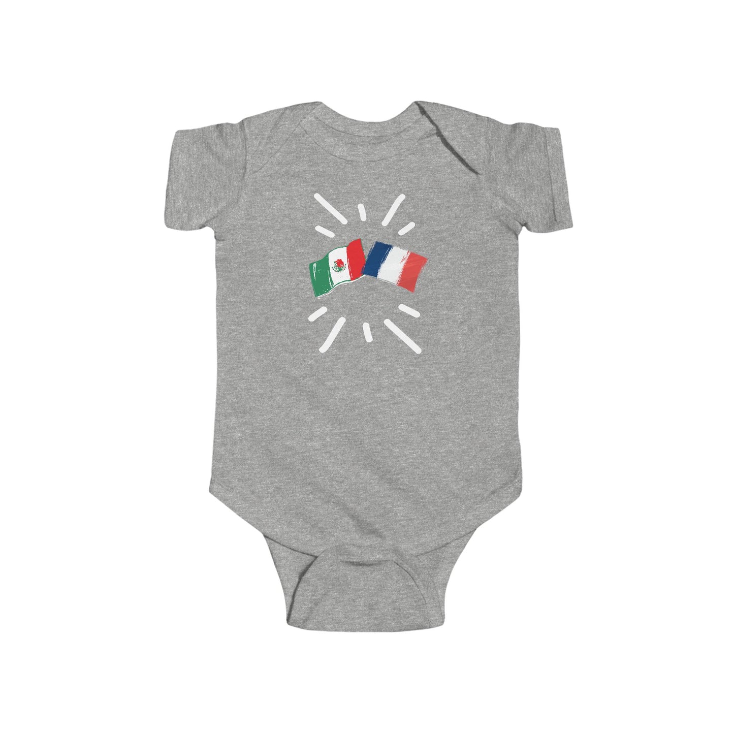 Infant France and Mexico Bodysuit