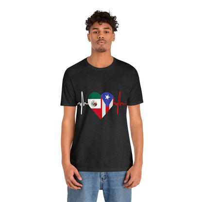 Mexico and Puerto Rico Short Sleeve Tee