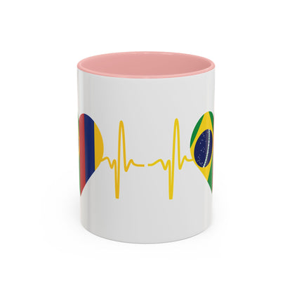 Colombia & Brazil Mug, 11oz