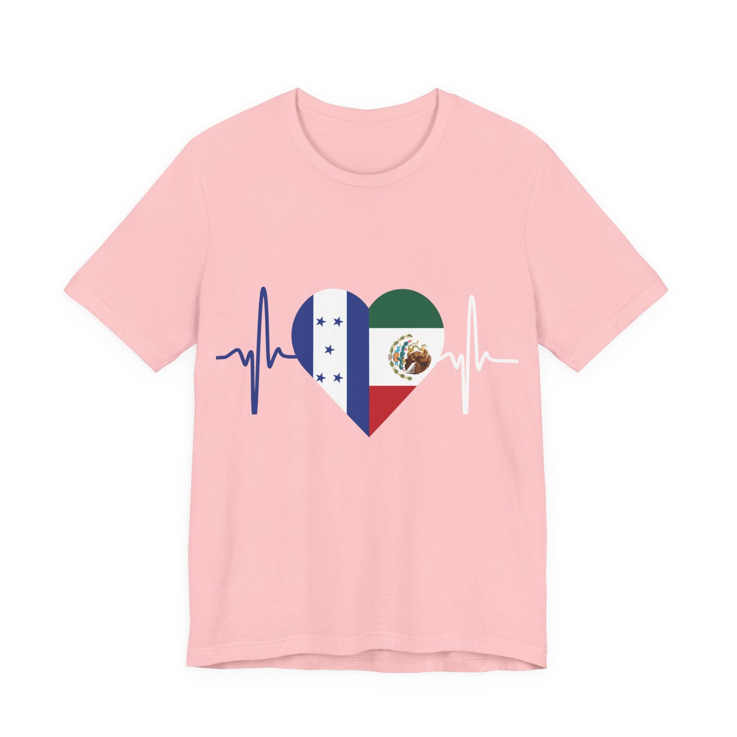 Honduras & Mexico Unisex Short Sleeve Tee, Camisa Unisexo manga corta México y Honduras I Cultura Mexicana y Hondureños