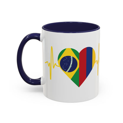 Colombia & Brazil Mug, 11oz