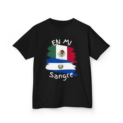 El Salvador & Mexico Kids Tee I Camiseta para Niños  El Salvador y Mexico  I Cultura Salvadoreña y Mexicana